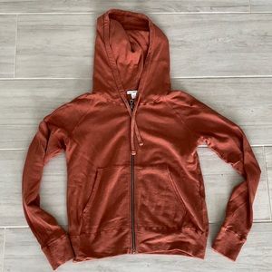 James perse zipped hoodie